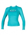 Rip Curl Women's Classic Eye Candy Long Sleeve Rashguard (Aqua, 4)