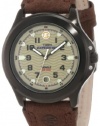 Timex Men's T47012 Metal Field Expedition Brown Leather Strap Watch