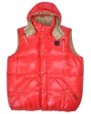 Polo Ralph Lauren Men's Down Nylon Feather Ski Snow Winter Jacket-Red-XL Tall