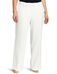 Calvin Klein Women's Plus-Size Madison Pant, Winter White, 16W