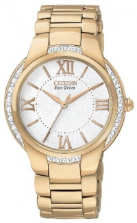 Citizen Women's EM0093-59A Ciena Eco-Drive Rose Gold Tone Watch