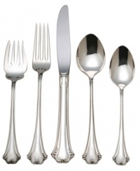 Reed & Barton English Chippendale Sterling Silver 5-Piece Place Setting, Service for 1