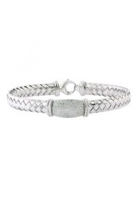 Effy Jewlery Balissima Sterling Silver Diamond Bracelet, .24 TCW