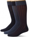 Kenneth Cole REACTION Men's Contrast Rib Sock