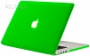 Kuzy A1398 Rubberized Hard Case Cover for 15.4-Inch MacBook Pro with Retina Display - Aluminum Unibody - Green