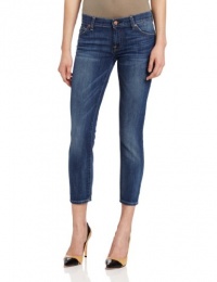 7 For All Mankind Women's Crop Roxanne, Buckley Lake Blue, 26