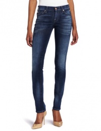 7 For All Mankind Women's Roxanne Slim Fit Jean in Brushed Desert Wind, Brushed Desert Wind, 29