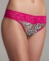 Hanky Panky Thong - Leopard Nouveau Original Rise #4X1104