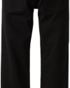 Levi's Boys 8-20 Styled 514 Slim Straight Fit Work Pant, Black, 14 Regular