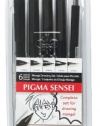 Sakura Pigma Sensei Manga 6 Piece Drawing Kit