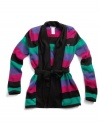 GUESS Kids Girls Big Girl Striped Sweater, MULTICOLORED (7/8)