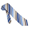 Tan/Taupe Silk Tie | Atherton Stripe Necktie