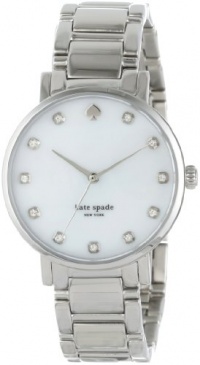 Kate Spade Watches Women's 1YRU0006 Stainless Crystal Marker Bracelet Gramercy Watch