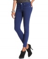 In a deep-blue wash, these Else Jeans skinny jeans add a splash of color to a stylish winter wardrobe!