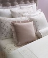 Martha Stewart Trousseau Clover 300T Cloud 20 Square Decorative Pillow