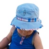 Dozer Reversible Cotton Sun Hat Check Bucket,UPF50+