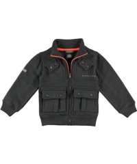 Sean John Flight Deck Jacket (Sizes 4 - 7) - black, 4