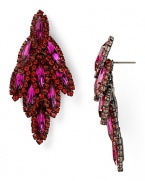 Elizabeth Cole Bacall Swarovski Crystal Earrings