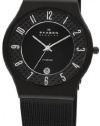 Skagen Denmark Mens Watch Black Titanium Carbon Fiber #233XLTBBC