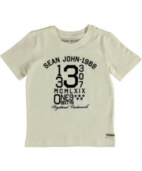 Sean John MCMLXIX T-Shirt (Sizes 2T - 4T) - cream, 3t