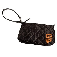 MLB San Francisco Giants Quilted Wristlet, Black