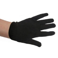 SeasonsTrading Child Black Costume Gloves ~ Halloween Costume Accessory (STC12099)