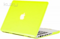 Kuzy® - Hot Neon Yellow 13inch Crystal Hard Case Cover for NEW Apple Macbook PRO 13.3 (A1278 with or without Thunderbolt) Aluminum Unibody - Construction Hot Yellow