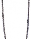 Kenneth Cole New York Urban Baguette Blue Baguette Snake Chain Long Necklace