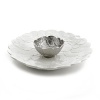 Nature-inspired, this striking, leaf-accented set was designed for entertaining.