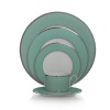 Mikasa Color Studio Turquoise-Platinum 5-Piece Dinnerware Placesetting