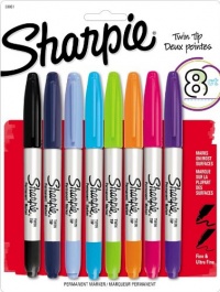 Sharpie Twin Tip Assorted 8 Pack