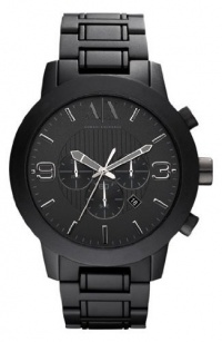 AX Armani Exchange Black Aluminum Chronograph Men's Watch #AX1157