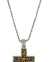 The Vatican Library Collection Gold-Tone Silver-Tone Cross Necklace