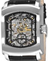 Stuhrling Original Men's 317.33151 Classic Metropolis Midtown Banker Mechanical Skeleton Black Watch