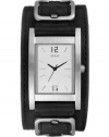 New Authentic Guess Black Buckle Up Mens Watch 66390G