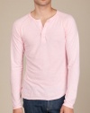 Long-Sleeve Raglan Henley(ECO PINK RIBBON,LARGE)