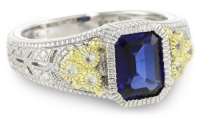 Judith Ripka Estate Small Stone Estate Ring, Size 7