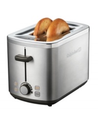 Greet each day with a balanced breakfast! With toast, bagel, reheat and defrost settings, this perfectionist makes masterful meals so you can start the day off right. The extra-wide slots are ideal for bagels, English muffins and thickly sliced bread with a removable crumb tray for quick and easy clean-up. 1-year warranty. Model 1779206.