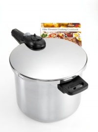 Get your fill of meals made fast! Everything you need to take meals from mediocre to masterpiece with a greener way to cook in your kitchen. Working on all stove-tops, this meal-maker is easy to use with two pressure settings and unique safety system that keeps tabs on pressure. 10-year warranty.