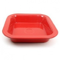 Fiesta 9-Inch by 9-Inch Square Baker, Scarlet