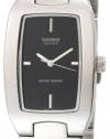 Casio Men's MTP1165A-1C Silver-Tone Analog Bracelet Watch