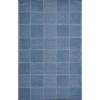 Nourison Westport  Squares Blue 5.0-Feet by 8.0-Feet 100% Wool Room Size Rug