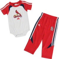 St. Louis Cardinals Newborn Adidas Creeper & Pant Set