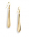 THE LOOKTeardrop design18k electroplated goldHook backTHE MEASUREMENTLength, about 2½ORIGINMade in Italy