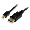 StarTech 6-Feet Mini DisplayPort to DisplayPort Adapter Cable - M/M (MDP2DPMM6)