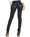 You can never have enough skinny jeans! Upgrade your denim arsenal with this dark petite pair from Seven7.