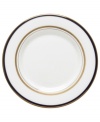 Set the table with poise and purpose. The Library Lane saucer features zesty color combinations that appeal to your inner artist.