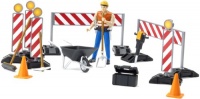 Bruder Bworld Construction Set with Man