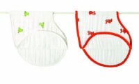 aden + anais Boutique 100% Cotton Muslin Burpy Bib 2-Pack - Mod About Baby-One Size