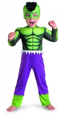 Marvel Super Hero Squad Hulk Toddler Muscle Costume